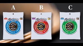 Video thumbnail for Martin Guitar String  Comparison丨MA540/MA550S/MA175T by Acton Music雅登中国