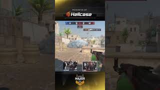 r1nkle delivers a MAD SKILL 1v2 clutch under pressure #clutch #starladder #cs #кс #csgo