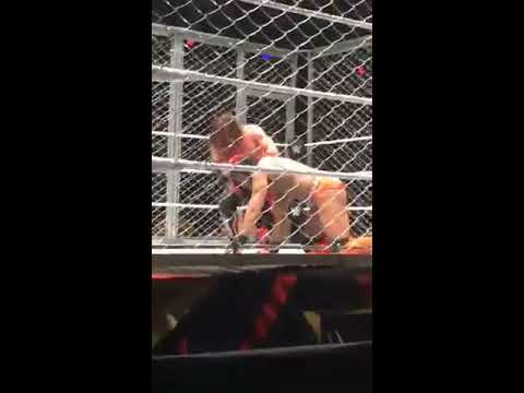 AJ Styles vs Jinder Mahal WWE Title Steel Cage Full Match