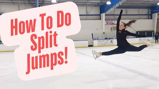 Learn To Do Split Jumps in Figure Skates!