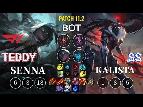 T1 Teddy Senna vs SS Kalista Bot - KR Patch 11.2