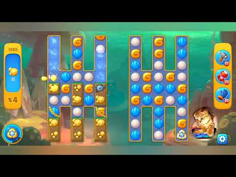 Fishdom 2022, no Boosters,  1085  level  -  прохождение без бустеров,  1085  уровень.