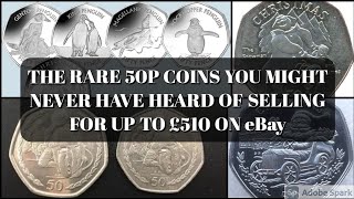 The rare 50p coins you might never have heard of selling for up to £510 on eBay