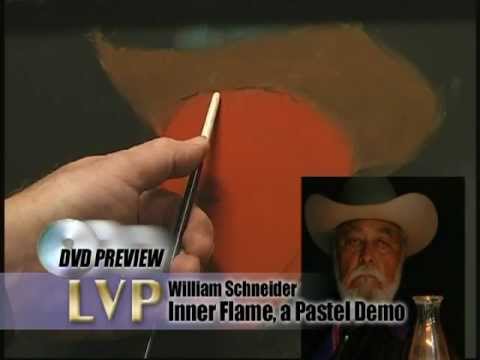 "Inner Flame", a demonstration in pastel by award winner William A. Schneider