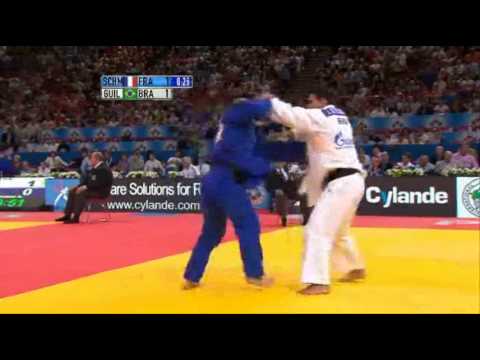 JUDO 2011 World Championships: Alain Schmitt (FRA) - Leandro Guilheiro (BRA)