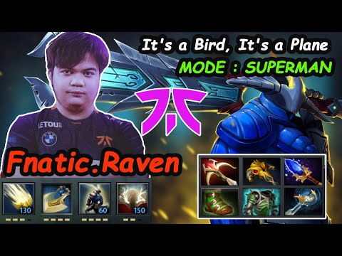 Fnatic Raven - [Sven] True SEA King Carry 1 Hit K.O MODE Superman Dota 2 Perspective Pro gameplay