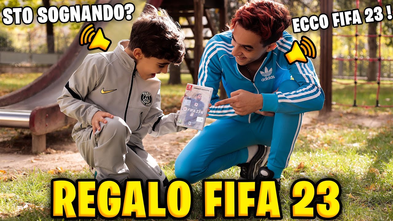 REGALO FIFA 23 AL MINI ZBLITO 😍 NON CI CREDE ANCORA 😂 100% cucciolo❤