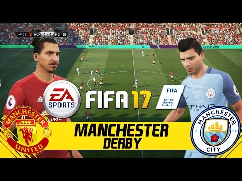 FIFA 17 FULL GAMEPLAY - MANCHESTER UNITED VS MANCHESTER CITY
