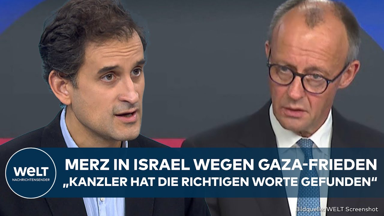 GAZA-FRIEDEN: Kanzler Merz betont Unterstützung für Israel bei Sicherheit in Nahost