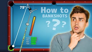 How to make BANKSHOTS in 8 Ball Pool ? (Easiest Way)