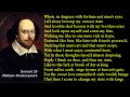 Shakespeare Sonnet 29 with text 