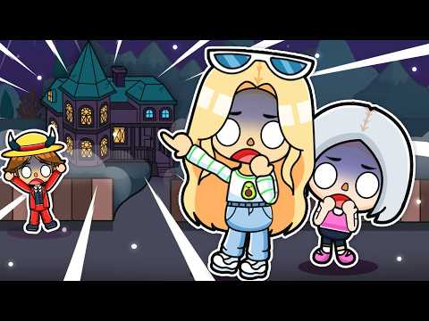 We Stayed At the HAUNTED MANSION In Toca Boca World...