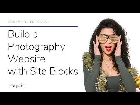 How to Build a Website for your Photography with Zenfolio Site Blocks