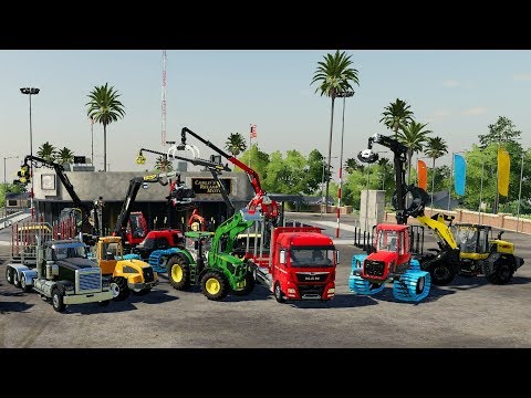FS19 for Xbox One, PS4 and PC/Mac - Forest Vehicles - Komatsu - MAN TGX and more