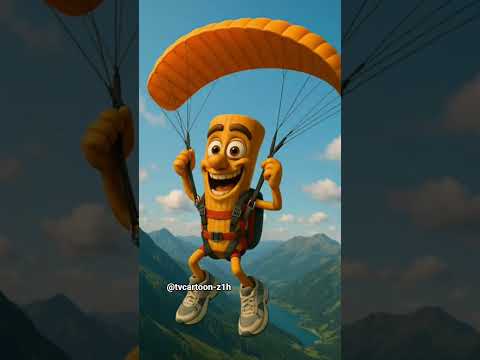 paragliding.. 🪂🥰 #ai #animation #lifeisbutadream #america #funny