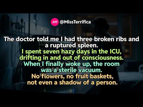 The doctor told me I had three broken ribs and a ruptured spleen...
