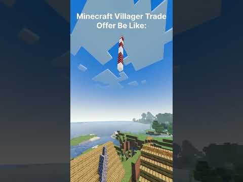 Insane Villager Trade! 😱 Epic Minecraft Short!