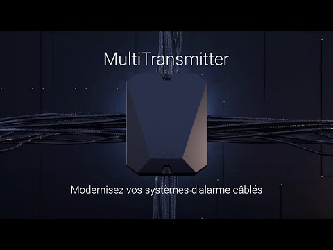 Multitransmitter - Adaptateur détecteur filaire 18 zones câblées - Ajax_1