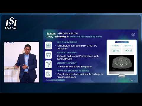 Raj Shah, GuideAI Health - AI detects peripheral vascular disease in CT scans | LSI USA '26
