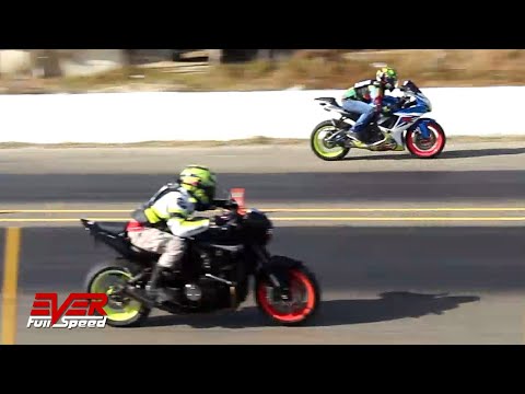 Suzuki B-King 1340 vs Suzuki GSXR 600 🔥 DRAG RACING 🔥 DUELO DE MOTOS 🏍🚦🏍