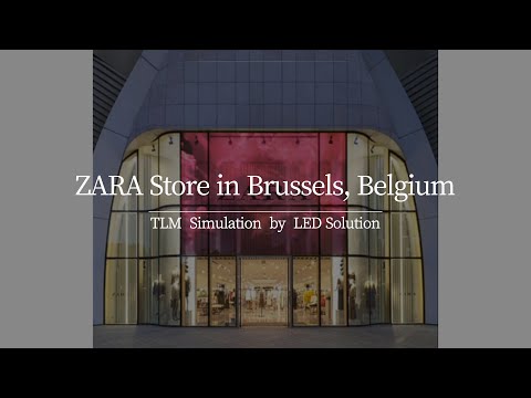 TLM Simulation - ZARA Shop in Brussels, Belgium (Brand PR)