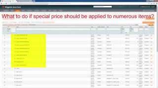 How to Add Magento Special Price to Multiple Products