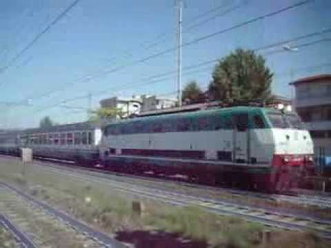 treno Intercity 1591 Milano Centrale-Reggio Calabria Centrale in transito a Zambra