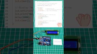 LCD Display with Arduino #arduino #diy #programming