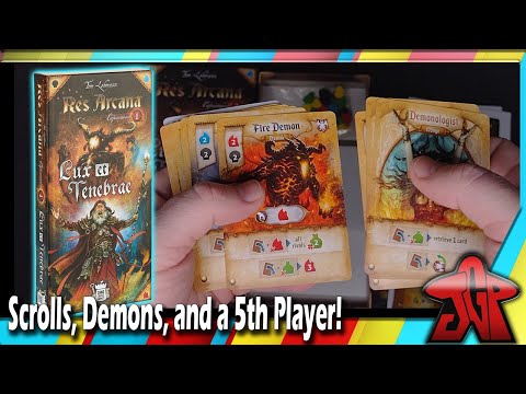 SILENT unboxing: Lux et Tenebrae expansion for Res Arcana