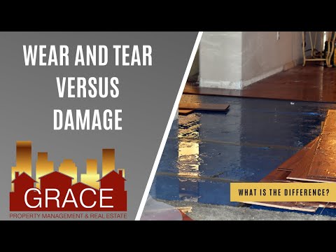 What is the difference between 'wear and tear' and 'damage'?