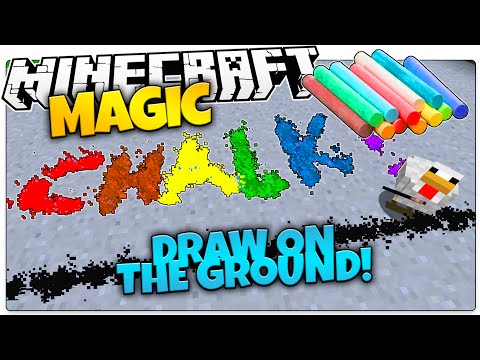 Minecraft Redstone | MAGIC CHALK | No Mods | Drawing Contest! (Minecraft Vanilla Mod)