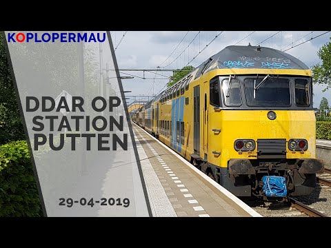 DDAR en ander treinverkeer op station Putten - 29 april 2019