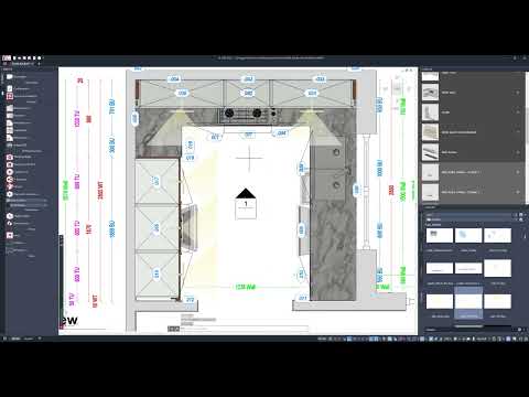 Creating a Kitchen design in imos iX PLAN