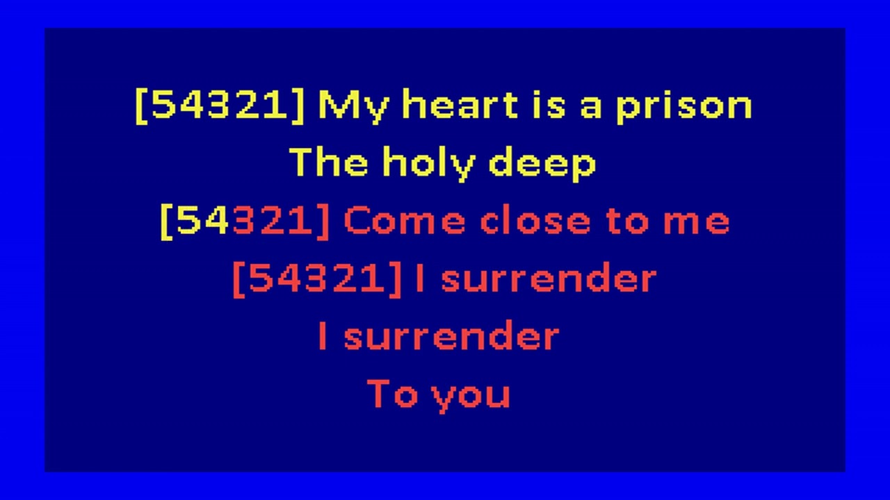 Suicide  - Surrender (karaoke)