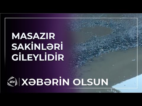 Yağış yağanda küçə ilə hərəkət etmək olmur