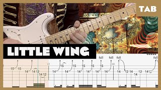 Little Wing Jimi Hendrix Cover | Guitar Tab | Lesson | Tutorial