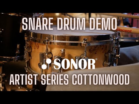 Sonor Artist Snare Cottonwood 14" x 6" 2022 - matte lacquer image 8