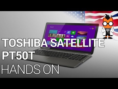 Toshiba Satellite P50t 4K Ultra Portable Laptop Hands On - CES 2014