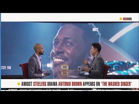 High Noon 01.03.2018 - Amidst Steelers Drama Antonio Brown Appears On The Masked Singer