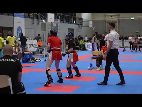 Kickboxing:// SF Kick Light -60kg: Tina Belivanis vs Sam Delrock. Round 2/2