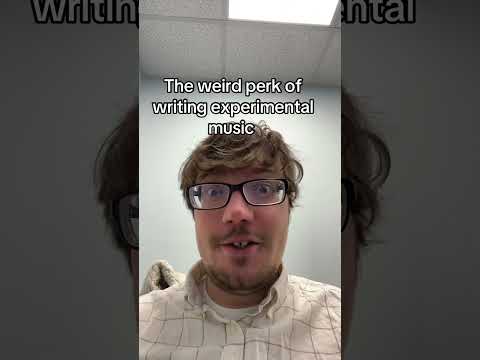 The weird perk of writing experimental music #experimentalmusic #musictheory