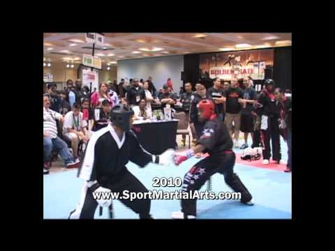 Joshua May v Willie Hicks - Men's team sparring - 2010 Golden Gate Int'ls