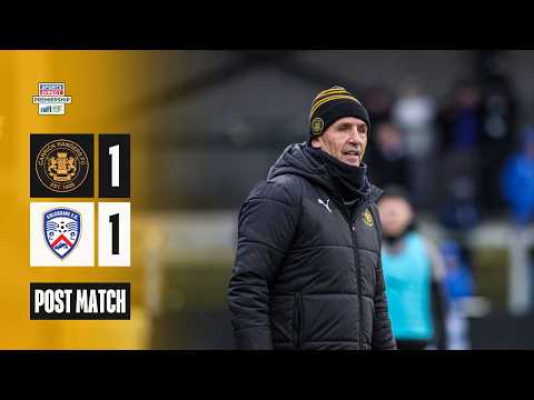 POST MATCH | Carrick Rangers 1 - 1 Coleraine