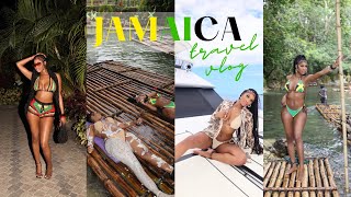 JAMAICA TRAVEL VLOG | GIRLS BIRTHDAY TRIP | BAMBOO RAFTING, YACHT, SWIMMING WITH DOLPHINS & MORE