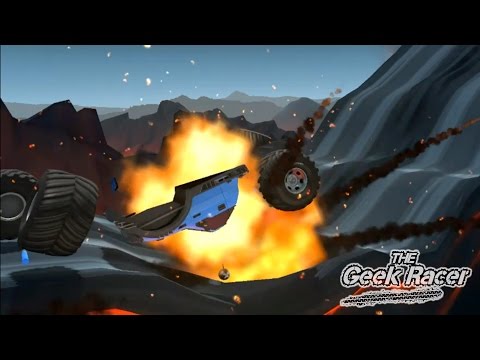 MMX HILL CLIMB: Volcano - THE BEAST CRASHES and RACING FAILS #8 - Car racing game