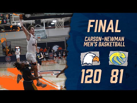 Carson-Newman Men's Basketball Rewind 2023-24: C-N 120, Coker 81 Full Broadcast Replay 1-27-24