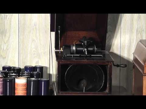 Edison blue amberol cylinder 2265 - Softly & Tenderly by the Edison Mixed Quartet