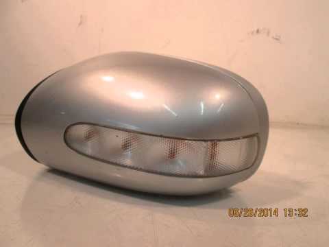 2002 Mercedes C230 Side Rear View Mirror C230, SILVER, LH - mbiparts.com Used OEM Mercedes Pa... OEM