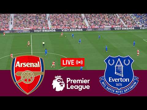 [LIVE] Arsenal vs Everton Premier League 25/26 Full Match - Video Game Simulation