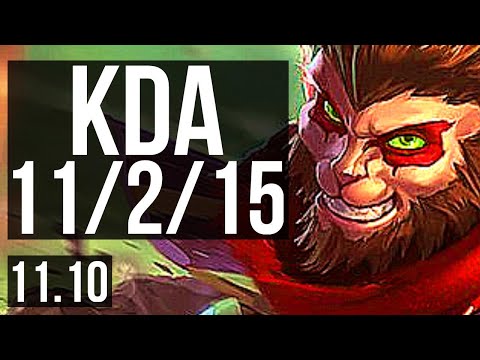 WUKONG vs SETT (TOP) | 3.0M mastery, Rank 6 Wukong, 11/2/15, 900+ games | BR Challenger | v11.10